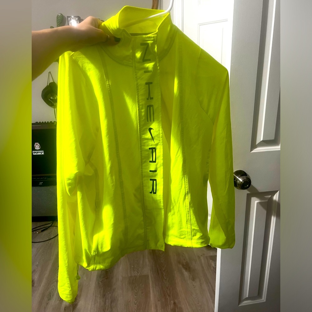 Nike air hi-vis running jacket womens Small